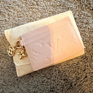 Louis Vuitton Pink Charms Card Holder